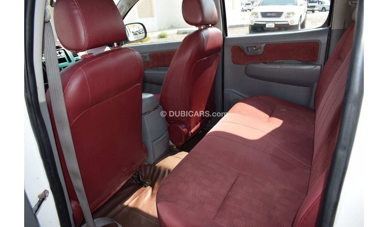 تويوتا هيلوكس Toyota Hilux D/C 2.7Ltr pick up 4x4, model:2009. Excellent condition