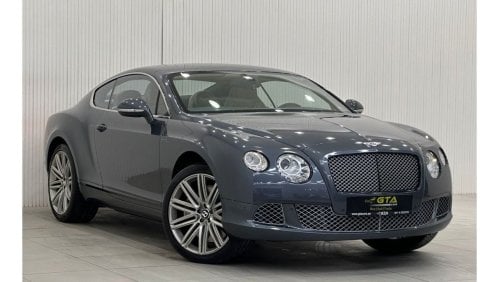 Bentley Continental GT 2014 Bentley Continental GT Speed W12, Full Service History, Very Low Kms, GCC