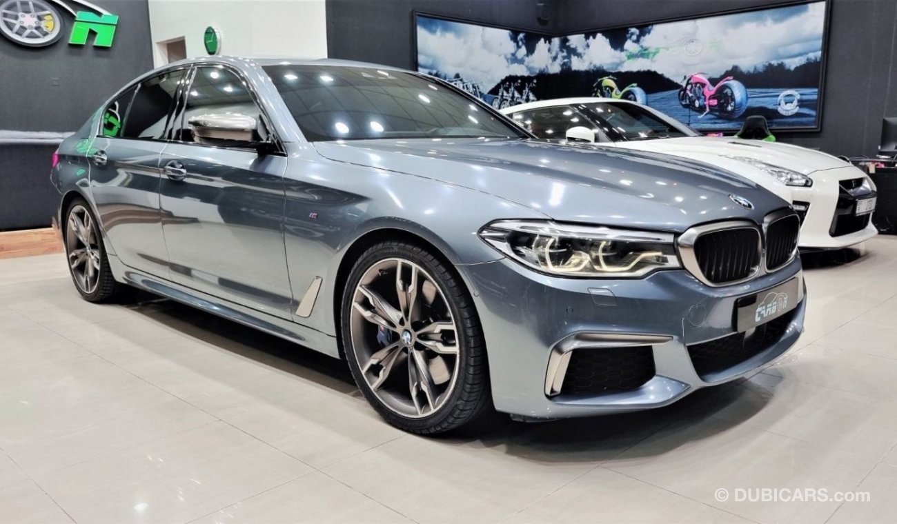 BMW M550i BMW 550I XDRIVE 2019 GCC UNDER WARRANTY SERVICE CONTRACT FROM THE AGENCY IN PERFECT CONDITION