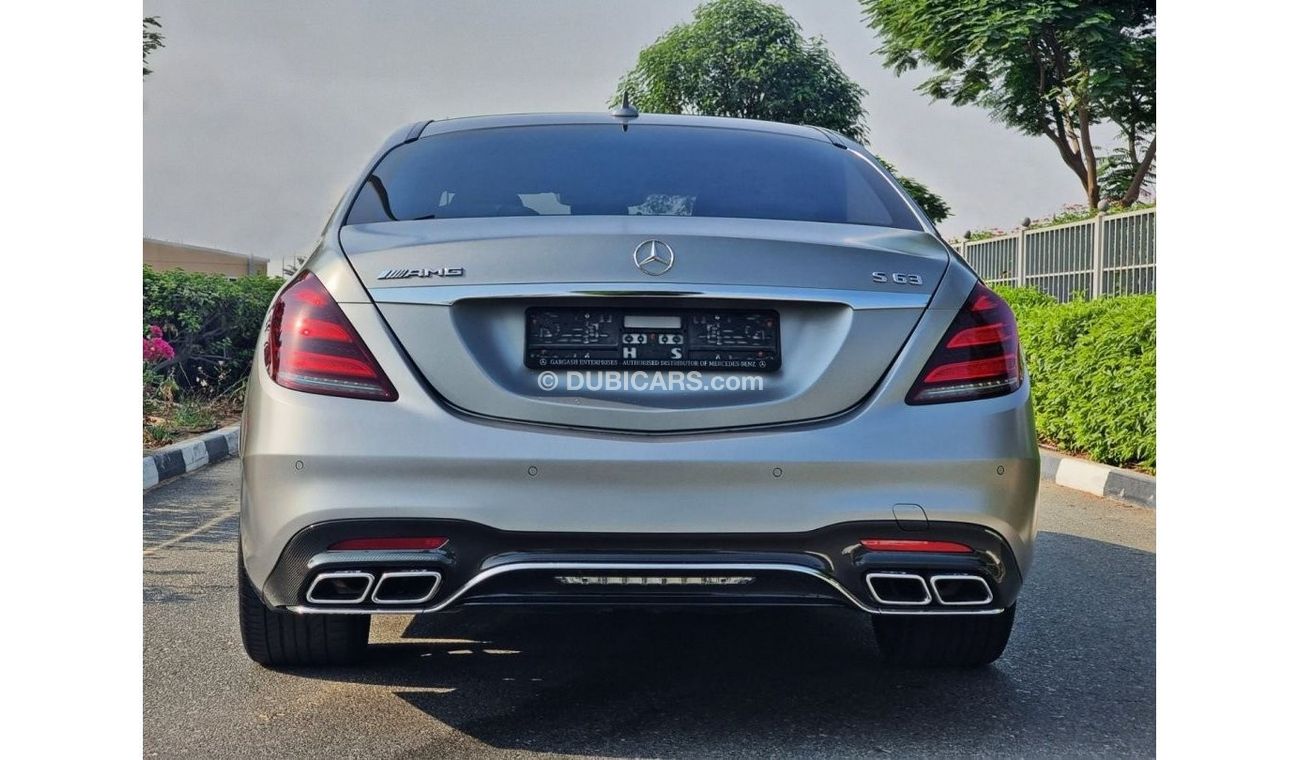 Mercedes-Benz S 63 AMG special color - fully loaded - long wheel base - rear fully automated seats - laptop table