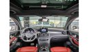 Mercedes-Benz GLC 300 AED 2,600 P.M | 2019 MERCEDES-BENZ GLC 300 AMG INTERIOR  COUPE | GCC | UNDER WARRANTY