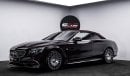 مرسيدس بنز S650 Maybach Cabriolet 1 of 300 2018 - Euro