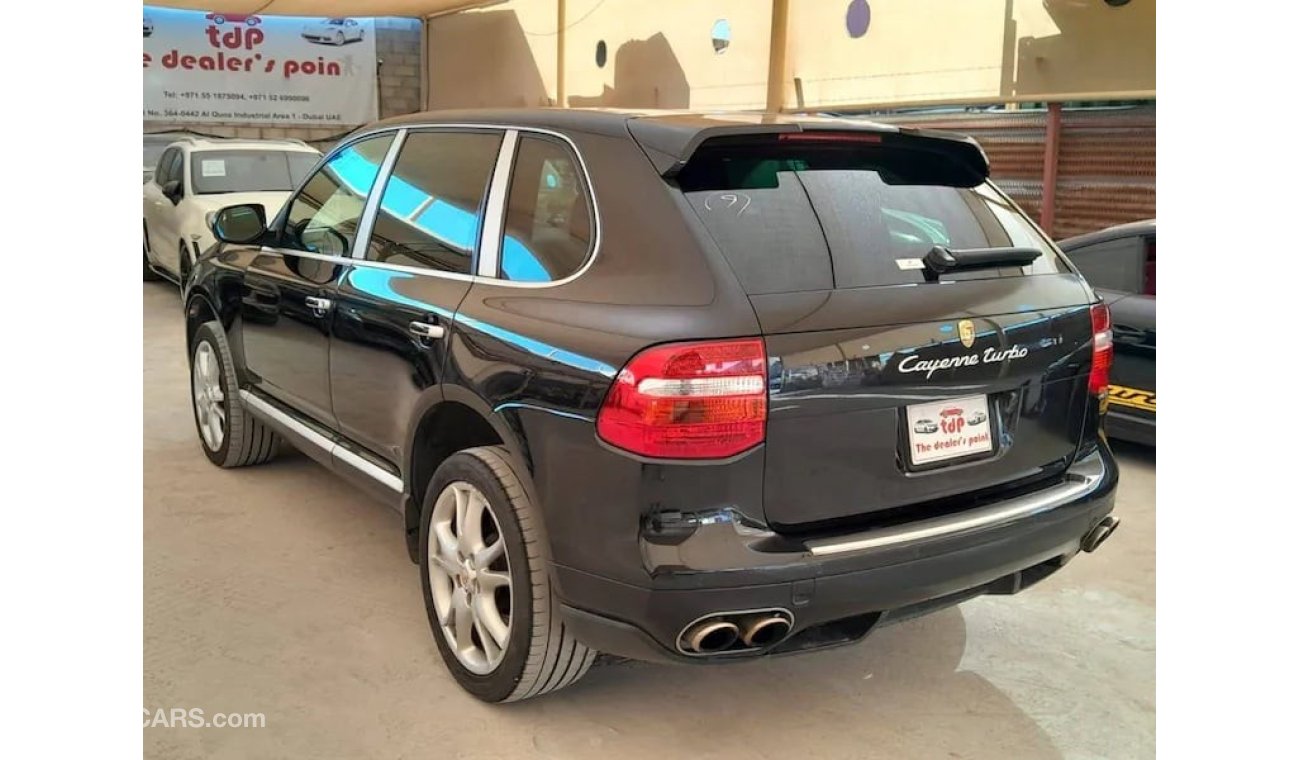 بورش كايان PORSCHE CAYENNE TURBO 4.8L 2008 WITH ELECTRIC LEATHER SEATS, T.V NAVIGATION AND MUCH MORE...