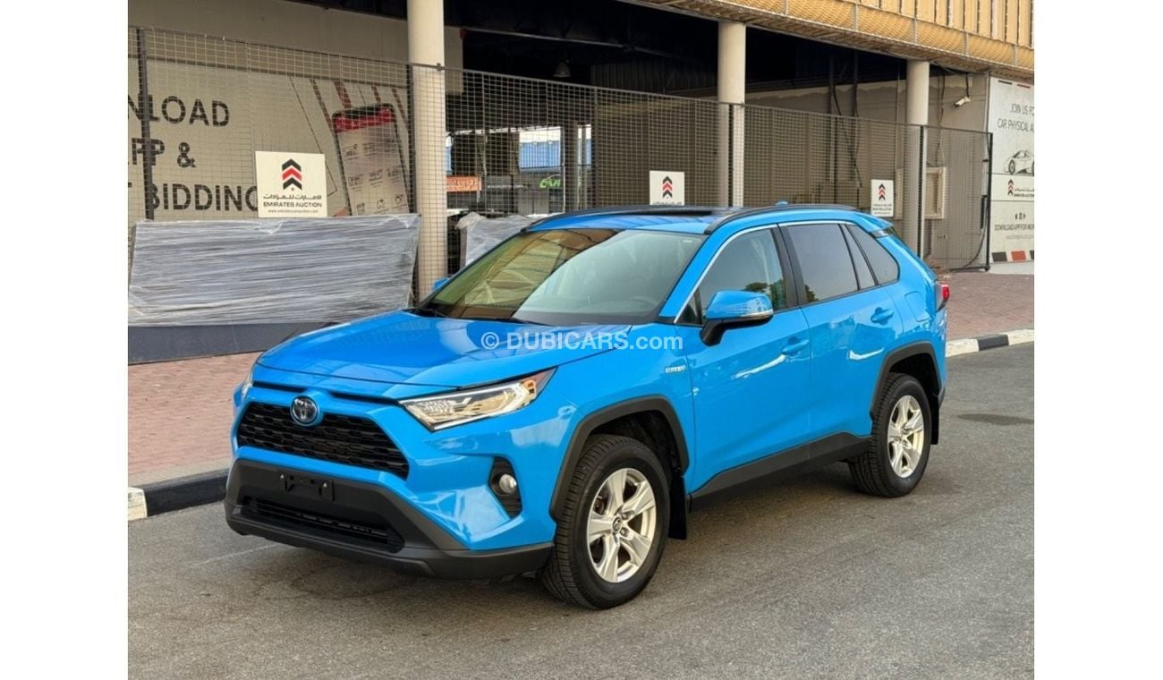 Toyota RAV4 XLE 2019 HYBRID HEV SUNROOF BLUE FULL OPTION US SPEC