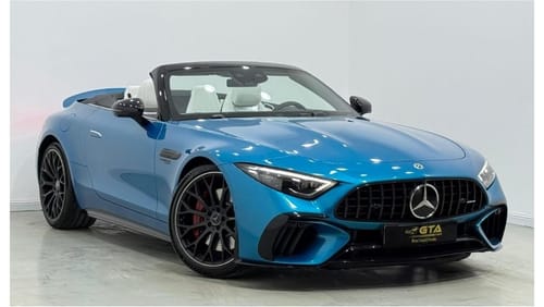 مرسيدس بنز SL 55 AMG 2022 Mercedes Benz SL55 AMG 4MATIC+ Roadster, 2027 Mercedes Warranty + Service Pack, Low Kms, GCC