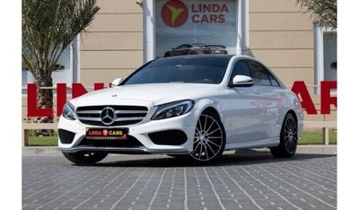 Mercedes-Benz C200 Mercedes-Benz C200 AMG Pack 2017 GCC under Warranty with Flexible Down-Payment.