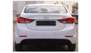 Hyundai Avante Hyundai Avante 2016, in excellent condition, imported from Korea, customs papers, without accidents