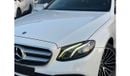 Mercedes-Benz E200 Mercedes Benz E200 2018 Korean Specs