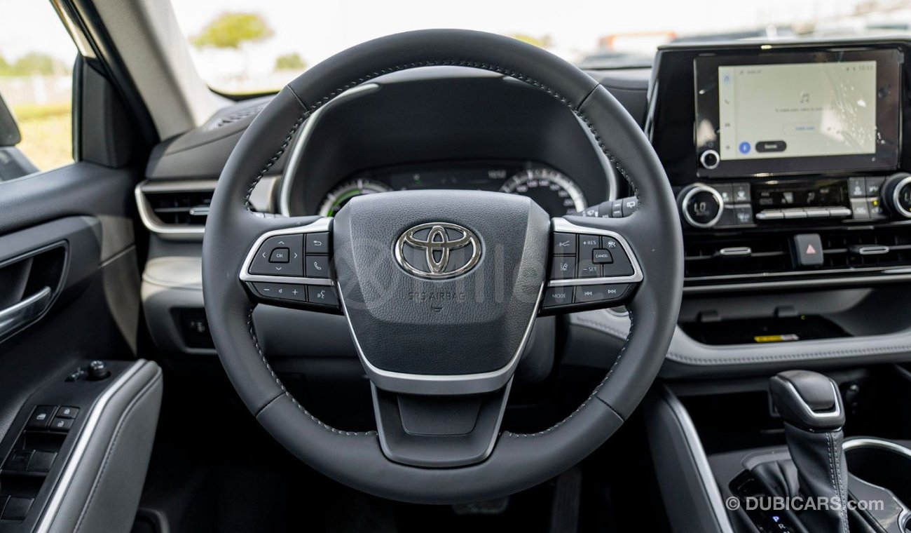 Toyota Highlander GLE 2.5L HYBRID: GREY WITH SUNROOF, PUSH START, TSS, POWER DRIVER SEAT