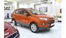 Ford EcoSport EXCELLENT DEAL for our Ford EcoSport Titanium ( 2016 Model ) in Orange Color GCC Specs