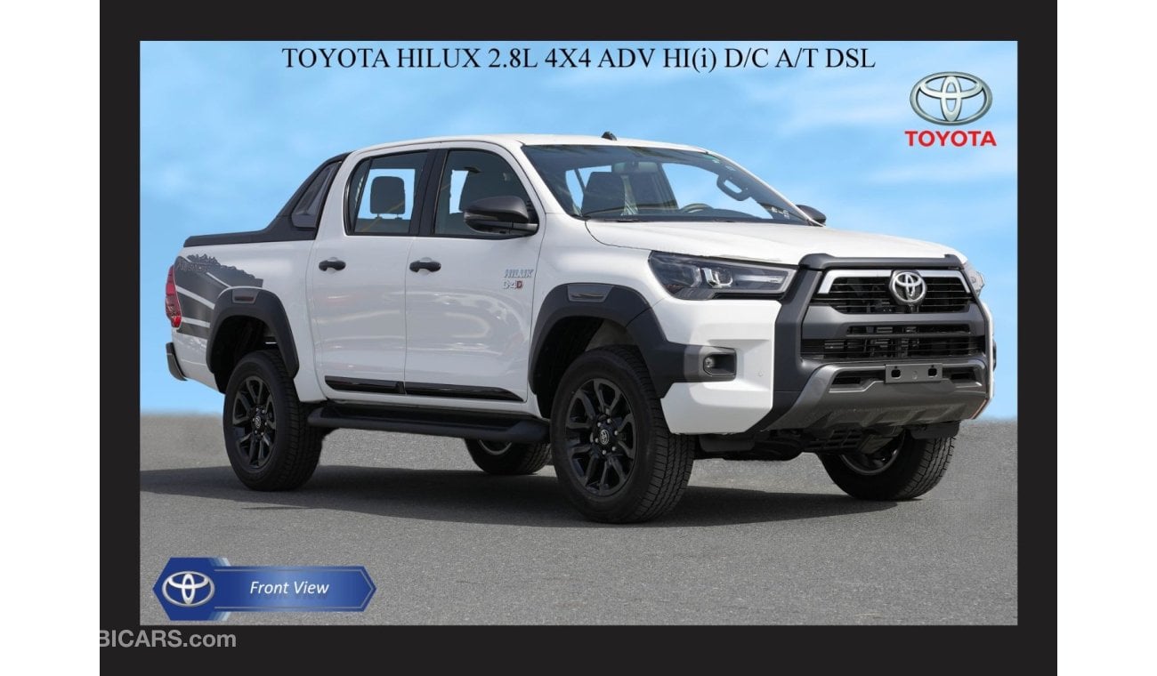 Toyota Hilux TOYOTA HILUX 2.8L 4X4 ADV HI(i) D/C A/T DSL 2024 Model year Export Only