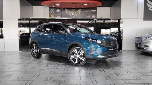 Peugeot 3008 AED 1,700 P.M | 2023 PEUGEOT 3008 GT LINE | AGENCY WARRANTY | PANORAMIC VIEW | GCC