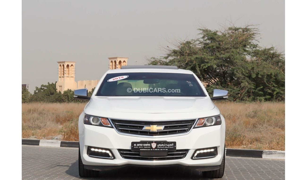 شيفروليه إمبالا Chevrolet impala V6 2019 full option GCC accident-free in excellent condition, 1345 pm