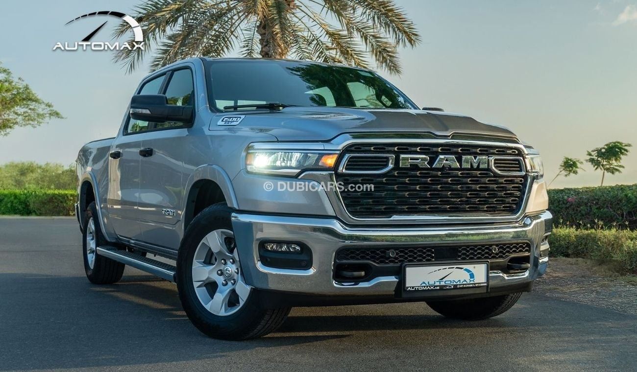 RAM 1500 BIG HORN Crew Cab SST 3.0TT Hurricane , 2025 GCC, 0Km, 3 Years or 60K Km Warranty At Al Futtaim T.E