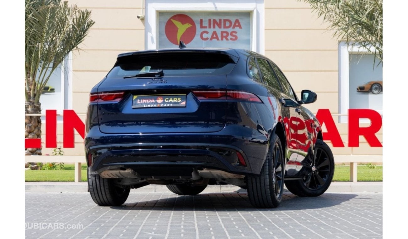 جاكوار F Pace Jaguar F-Pace R-Dynamic SE P250 2022 GCC under Agency Warranty and Service Contract with Flexible Do