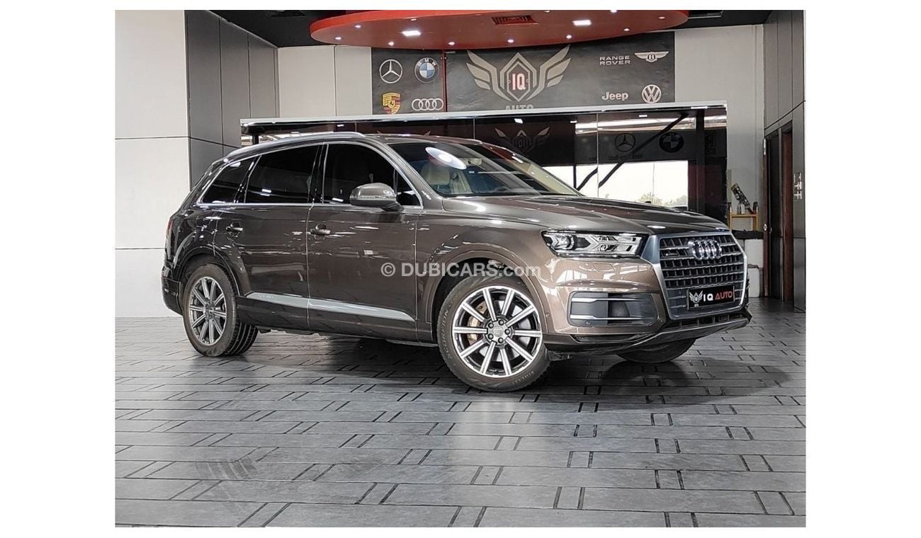 أودي Q7 AED 2000/MONTHLY | 2016 AUDI Q7 45 TFSI QUATTRO | 7 SEATS | GCC | UNDER WARRANTY