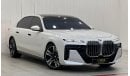 بي أم دبليو 760Li 2023 BMW 760i xDrive M-Sport, 2028 BMW Warranty, 2029 BMW Service Pack, Fully Loaded, Low Kms, GCC