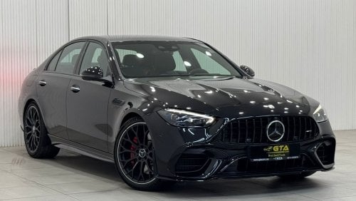 مرسيدس بنز C 63S AMG 2024 Mercedes Benz C63s E Performance, 5 Years Mercedes Warranty, 3 Years Mercedes Service Pack, GCC