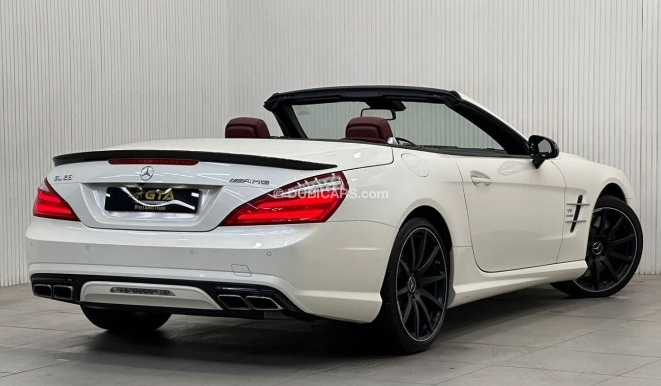 Mercedes-Benz SL 63 AMG Std 2015 Mercedes Benz SL63 AMG Roadster, Full Mercedes Service History, Very Low Kms, GCC