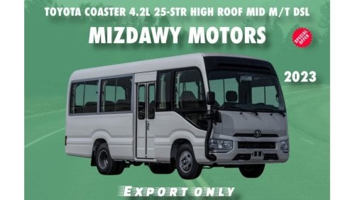 Toyota Coaster PRODUCT23 TOYOTA COASTER 4.2L 25-STR MID M/T DSL (EXPORT ONLY)