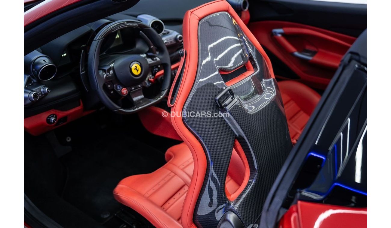 Ferrari F8 Spider F8 SPIDER | 2023 | FULL INTERIOR CARBON | SUSPENSION LIFTER | CARBON SEATS | PASSENGER DISPLAY |