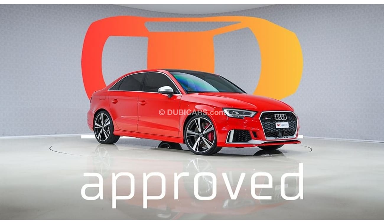 Audi RS3 TFSI quattro 2.5L (400 HP) Sedan 1 Year Approved Warranty - Approved Prepared Vehicle