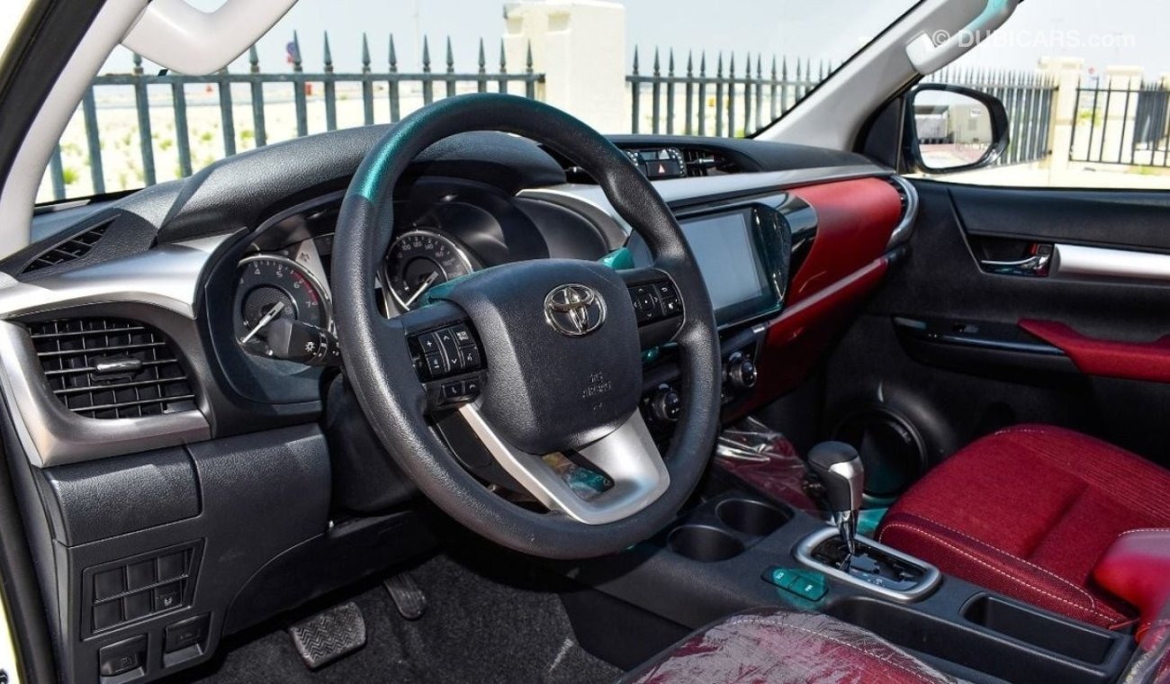 تويوتا هيلوكس 2024 Toyota Hilux Double Cab GLX-S (Full-Option with Key Start) 2.7L 4Cyl Petrol A/T 4x4 Only For Ex