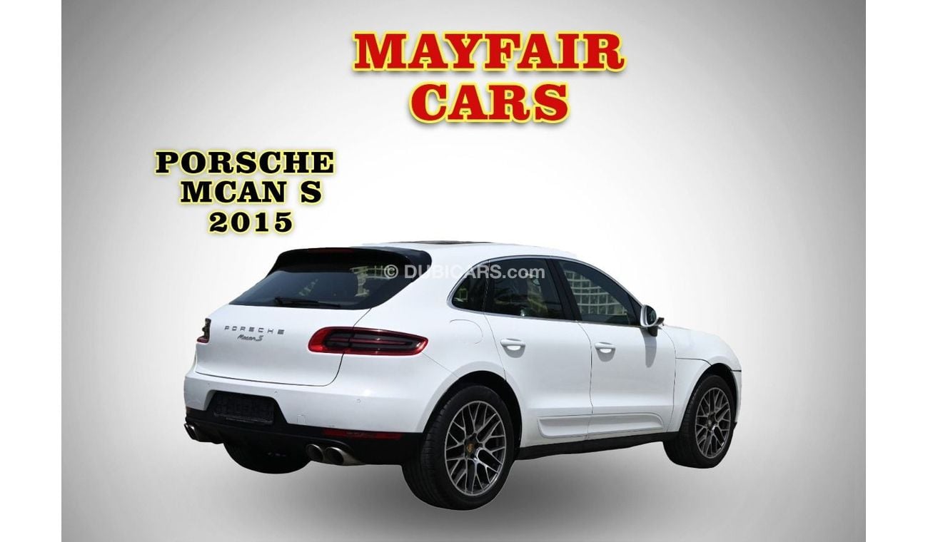 بورش ماكان 0% DP  - AGENCY MAINTAINED - PORCSHE MACAN S 2015 - PANAROMIC ROOF - 3.0TC V6 4WD - WELL MAINTAINED