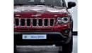 Jeep Compass EXCELLENT DEAL for our Jeep Compass ( 2016 Model ) in Red Color GCC Specs