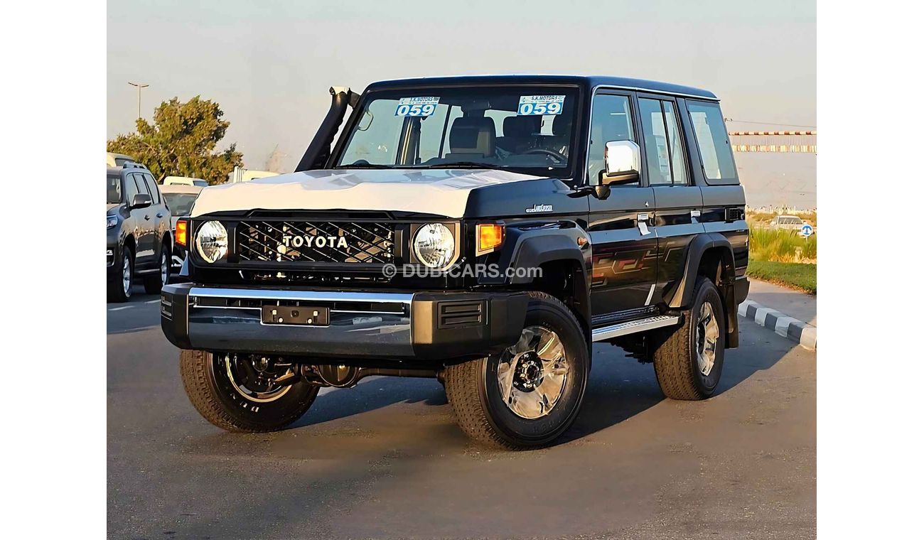 تويوتا لاند كروزر هارد توب STD-HIGH OPTION, 4.0L PETROL V6, M/T, WOOD,STEERING / WINCH SNORKEL (CODE # 68079)