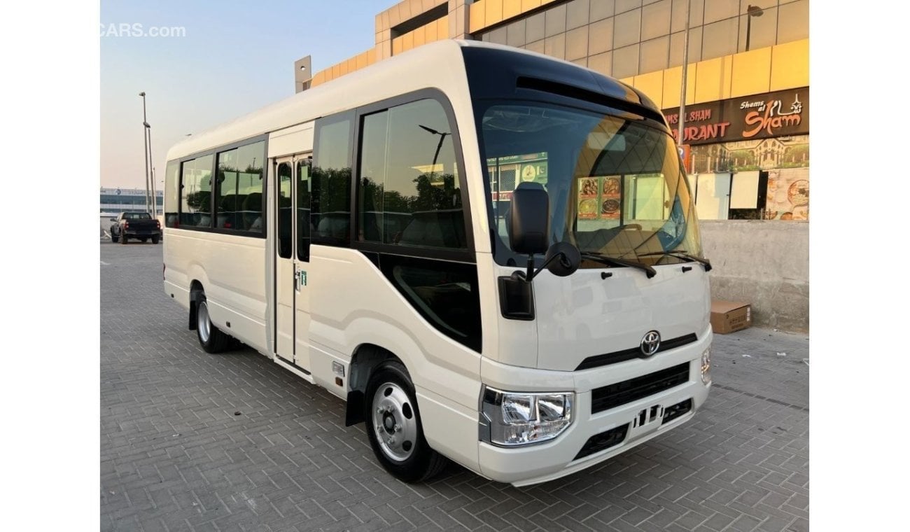 تويوتا كوستر 2024 Toyota Coaster 23-Seater 3-Point Seatbelts 4.2L 6-Cyl Diesel M/T RWD Only For Export