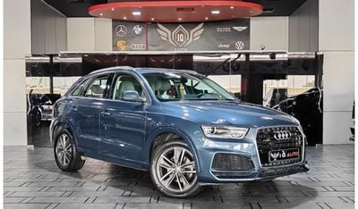 Audi Q3 35 TFSI S-Line AED 1,100 P.M | 2017 AUDI Q3 S-LINE | UNDER WARRANTY | 35 TFSI QUATTRO 2.0 L | GCC