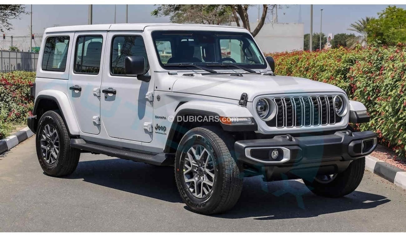 جيب رانجلر Unlimited Sahara Turbo , 2024 GCC , 0Km , With 3 Years Warranty @Official Dealer