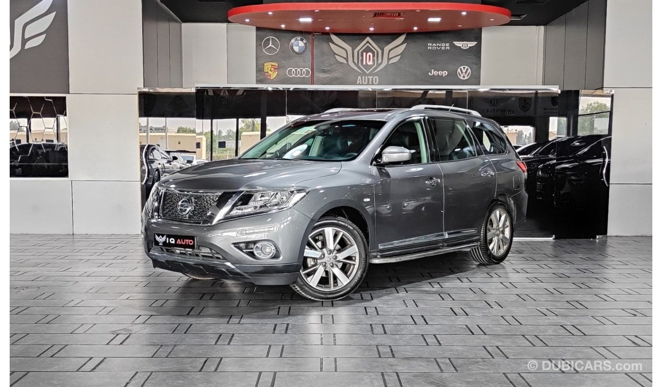 نيسان باثفايندر AED 1,350 P.M | 2016 NISSAN PATHFINDER SL 3.5 L | 7 SEATS | GCC | FULLY LOADED