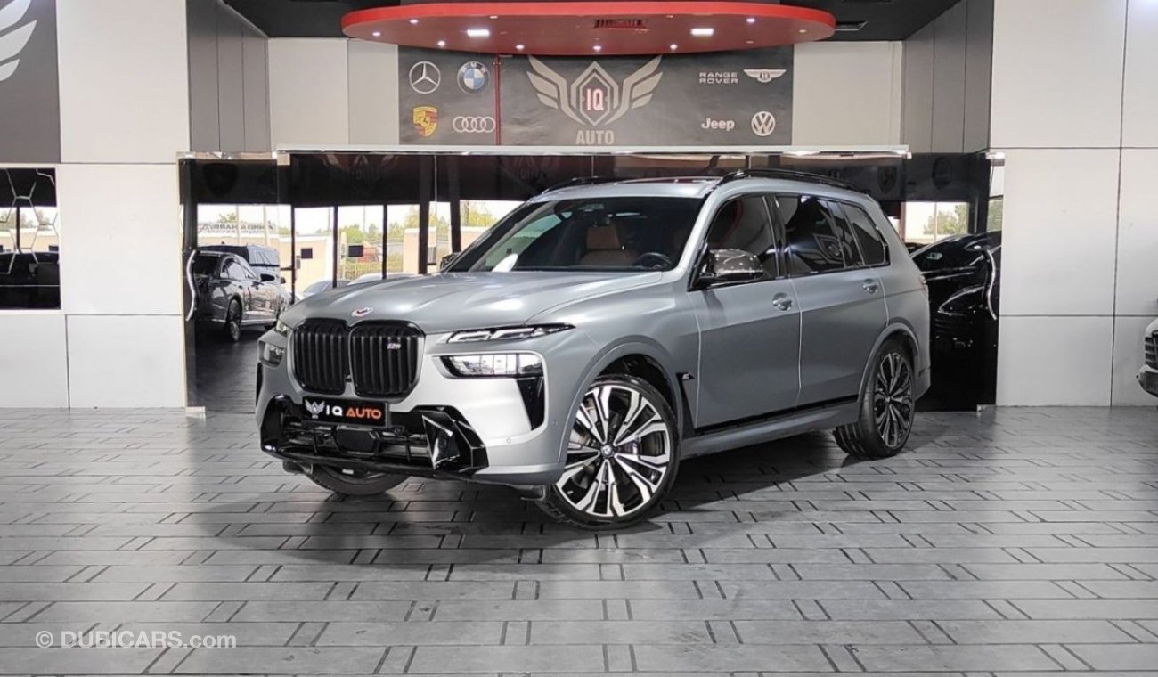 بي أم دبليو X7 AED 6,500 P.M | 2023 BMW X7 M60i | BMW WARRANTY | SERVICE CONTRACT | 7 SEATS | GCC | FULL PACKAGE