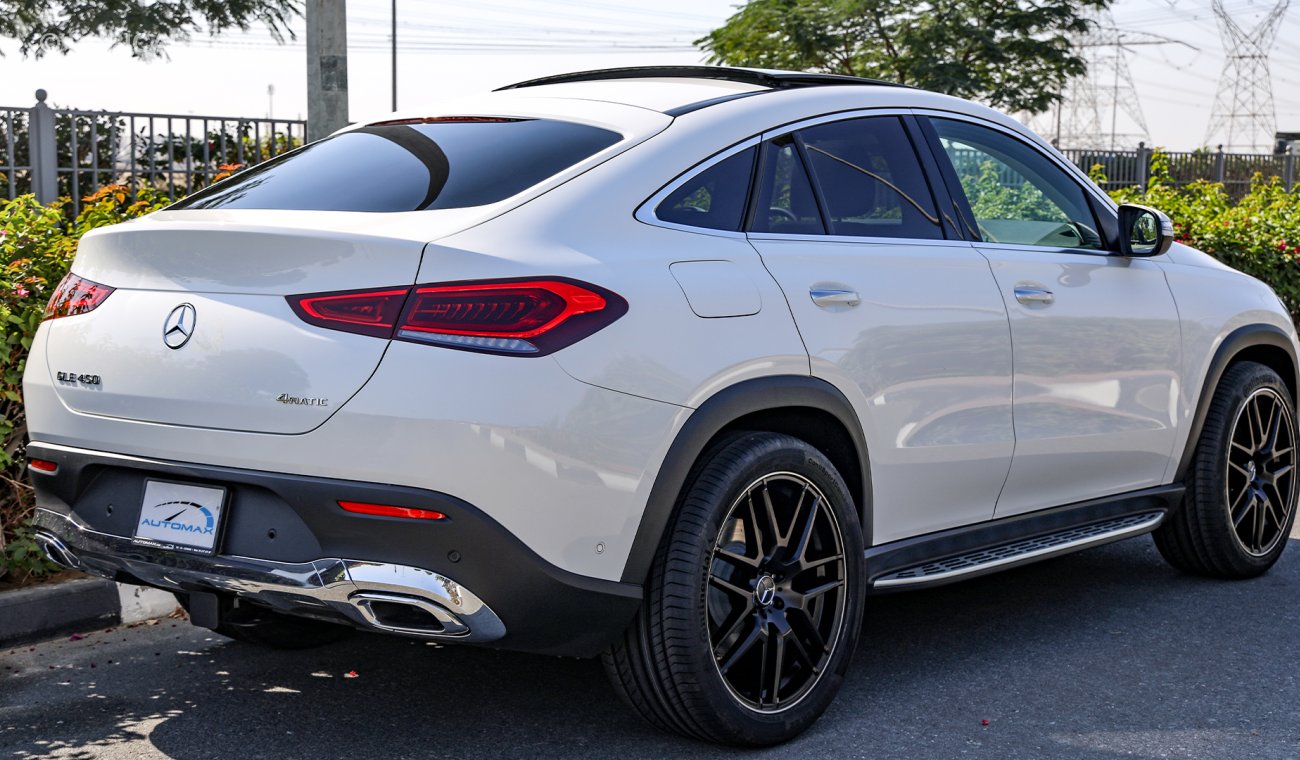 Mercedes-Benz GLE 450 AMG 2021  Coupe GCC 0km w/ 2Yrs Unlimited Mileage Warranty + 3Yrs Service @EMC