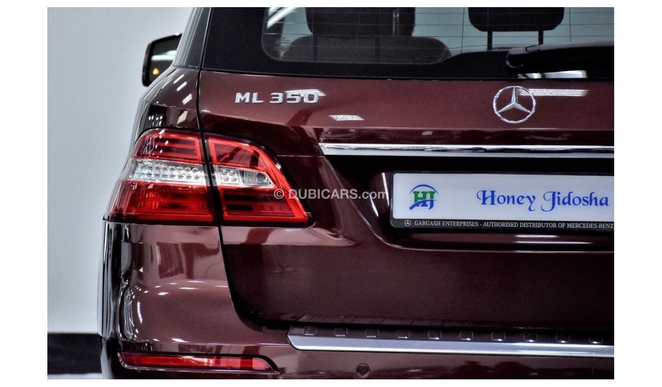 مرسيدس بنز ML 350 EXCELLENT DEAL for our Mercedes Benz ML350 ( 2014 Model ) in Burgundy Color GCC Specs