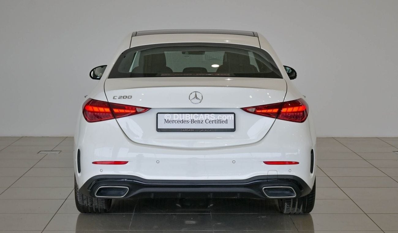 مرسيدس بنز C200 Saloon / Reference: VSB 33046 Certified Pre-Owned with up to 5 Years Service Package* and 5 Years Wa