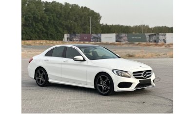 Mercedes-Benz C200 AMG Pack MODEL 2018 GCC CAR PERFECT CONDITION PANORAMIC ROOF FULL