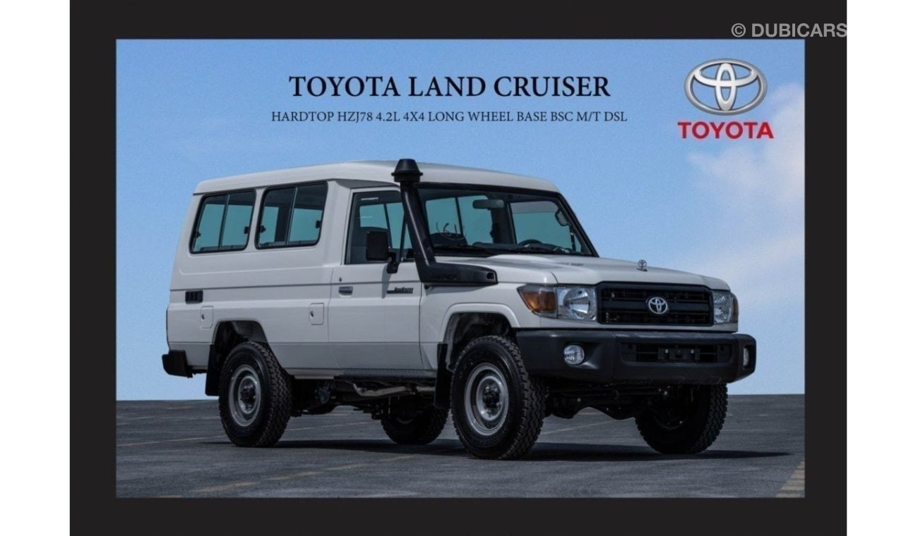 Toyota Land Cruiser Hard Top TOYOTA LAND CRUISER HARDTOP HZJ78 4.2L 4X4 LWB STD M/T DSL 2023 Model year Export Only