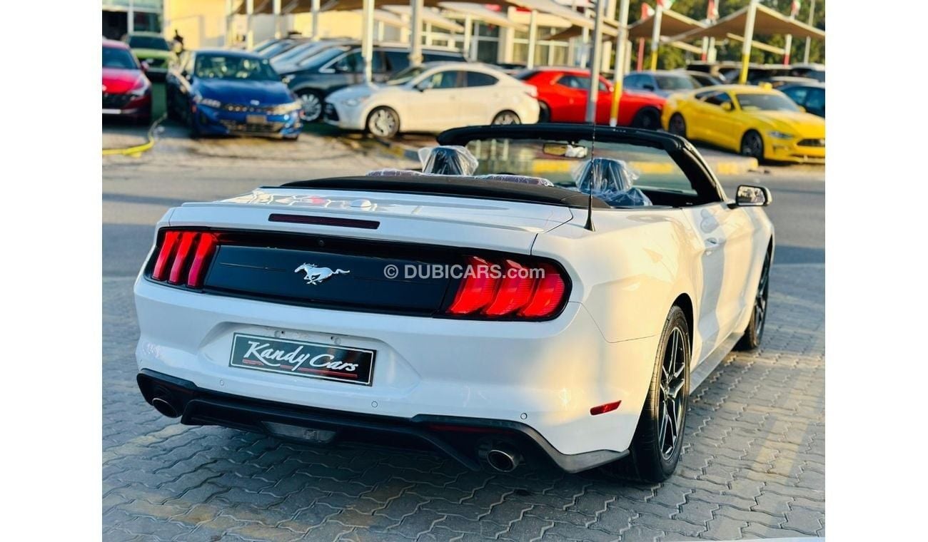 فورد موستانج EcoBoost Convertible | Monthly AED 1120/- | 0% DP | Touch Screen | Leather Seats | # 19679