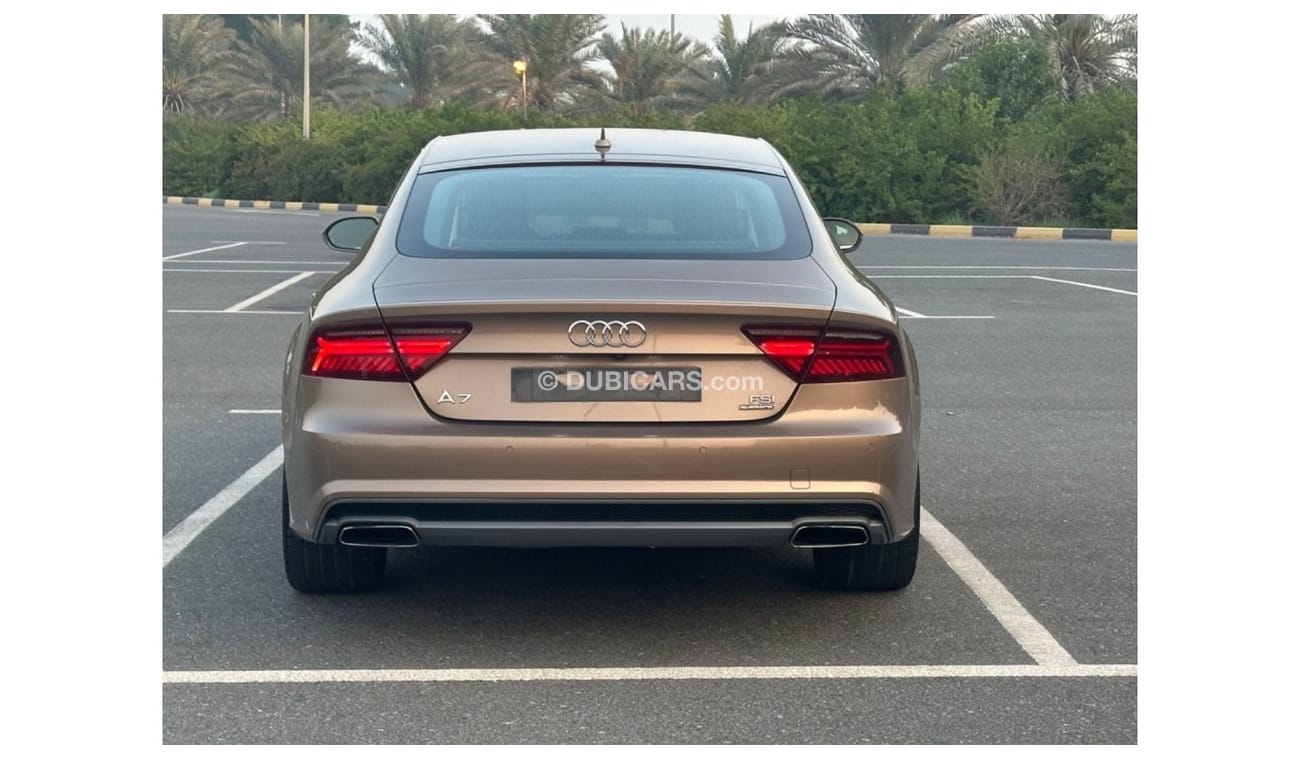 Audi A7 35 FSI quattro Exclusive MODEL 2015 GCC. AR PERFECT CONDITION FULL OPTION S LINE