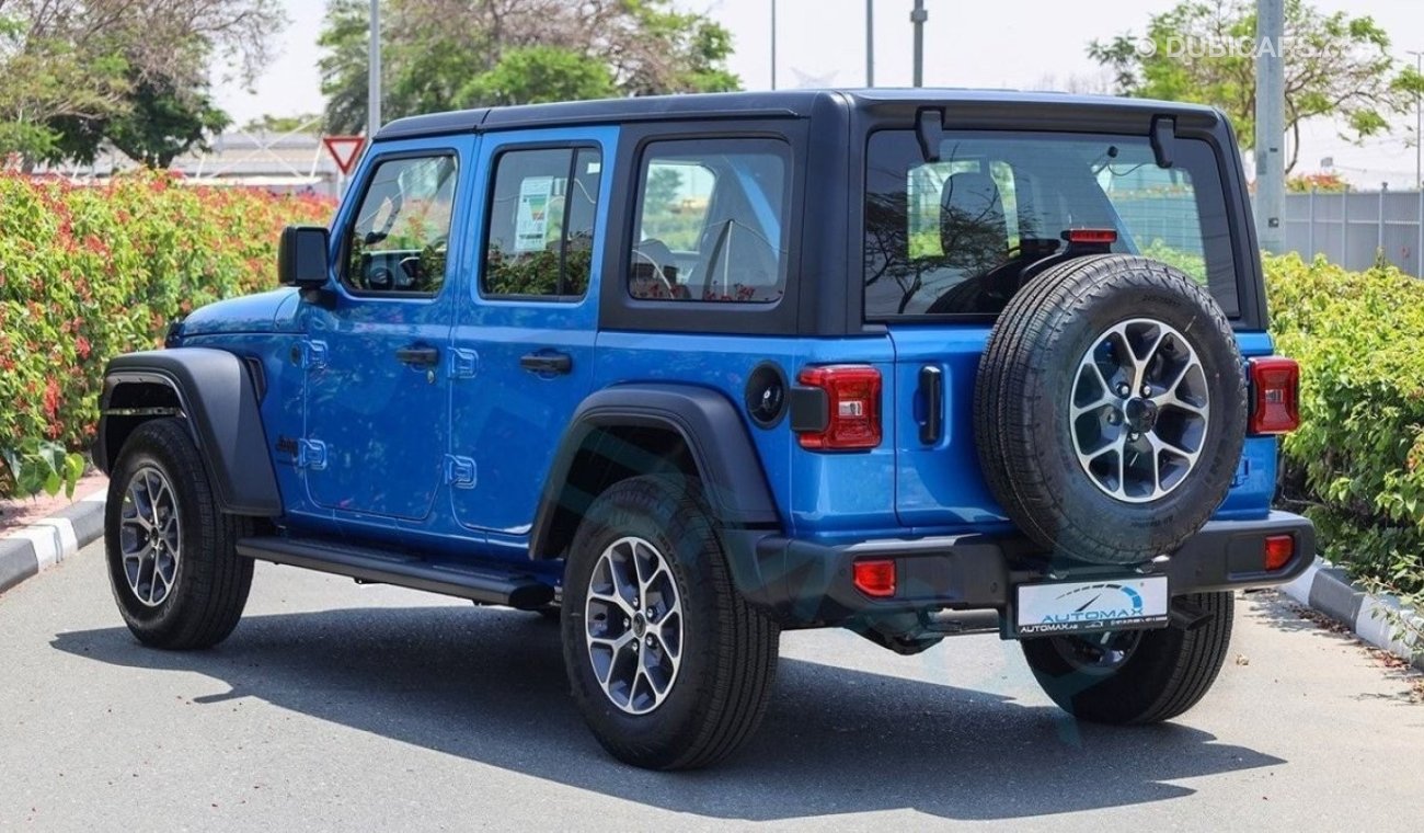 Jeep Wrangler Unlimited Sport Plus I4 2.0L Turbo , 2024 GCC , 0Km , (ONLY FOR EXPORT)