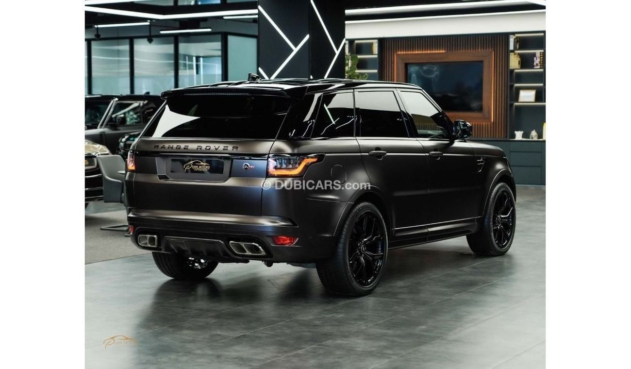 لاند روفر رانج روفر سبورت أس في آر 2022 | ZERO KM | RANGE ROVER SPORT SVR | MATTE BROWN - CARBON FIBER | WARRANTY