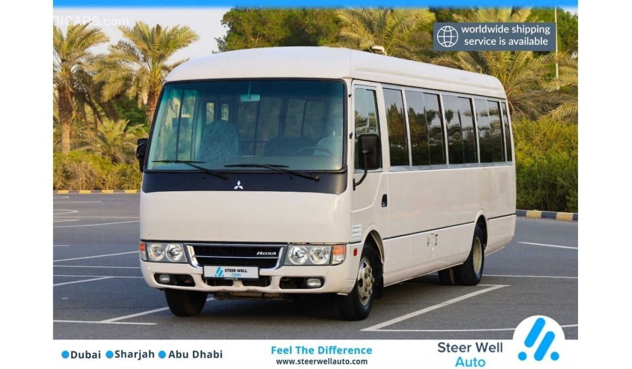 ميتسوبيشي روزا 2016 FUSO BUS DIESEL M/T | 34 SEATS - LOW MILEAGE - GCC SPECS - EXCELLENT CONDITION