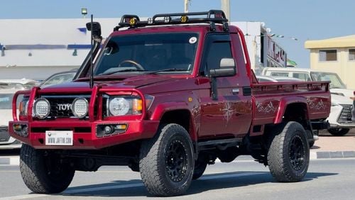 تويوتا لاند كروزر بيك آب AFTER MARKET SINGLE CABIN | ROOF RACK WITH AIR SNORKEL | 4.5L DIESEL ENGINE | 2008 | (MT) | RHD