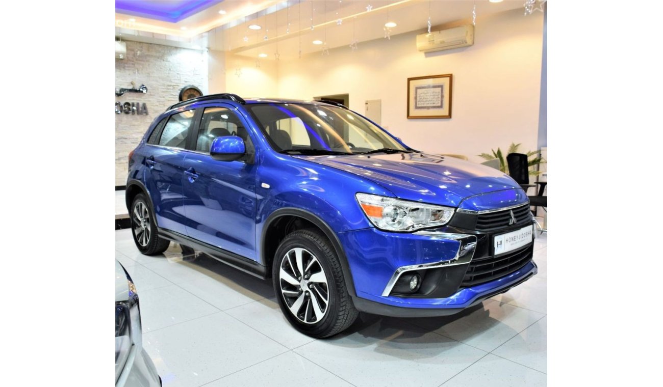 Mitsubishi ASX ORIGINAL PAINT ( صبغ وكاله ) Mitsubishi ASX 2017 Model!! in Blue Color! GCC Specs