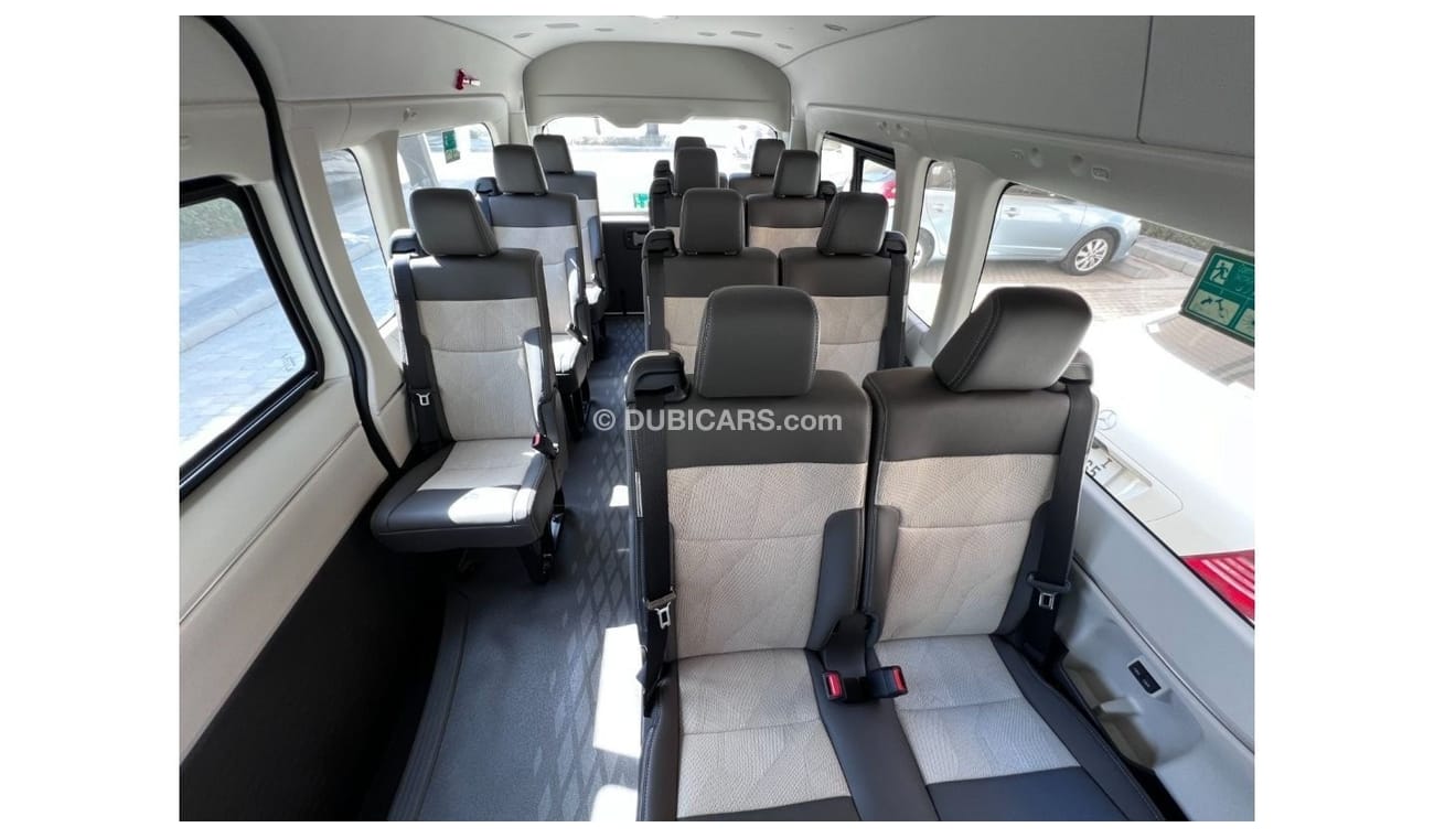 تويوتا هاياس 2025 Toyota Hiace GL 13-Seater High-Roof Full-Option 3.5L V6 Petrol A/T RWD Only For Export