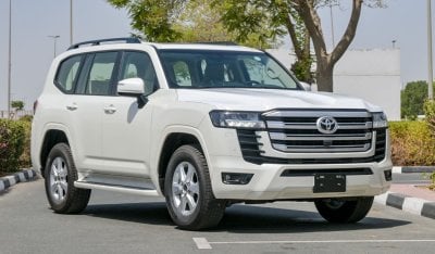 تويوتا لاند كروزر Toyota Land Cruiser GXR L2, 3.5L Sunroof Petrol - White - 2024 (Export)