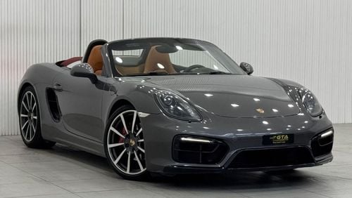 بورش بوكستر 718 GTS 4.0L A/T 2015 Porsche Boxster GTS, Service History, Excellent Condition, GCC